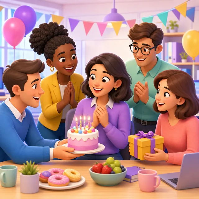 Happy birthday! I hope the team is treating you to something special today.